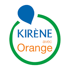 logo kirene avec orange